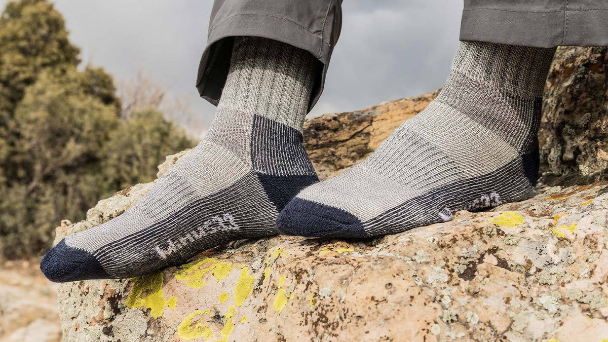 closeup of minus33 Midweight Wool Socks