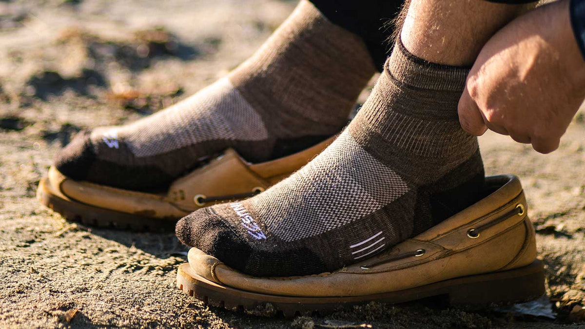 merino wool lifestyle and travel socks by minus33