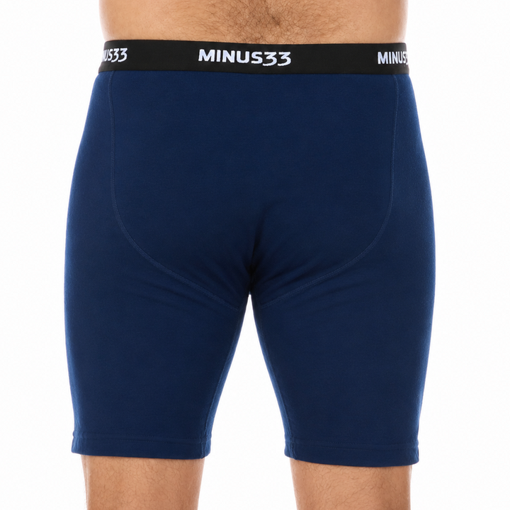 Merino Wool underwear Pouch Boxer Briefs athletic, back view 