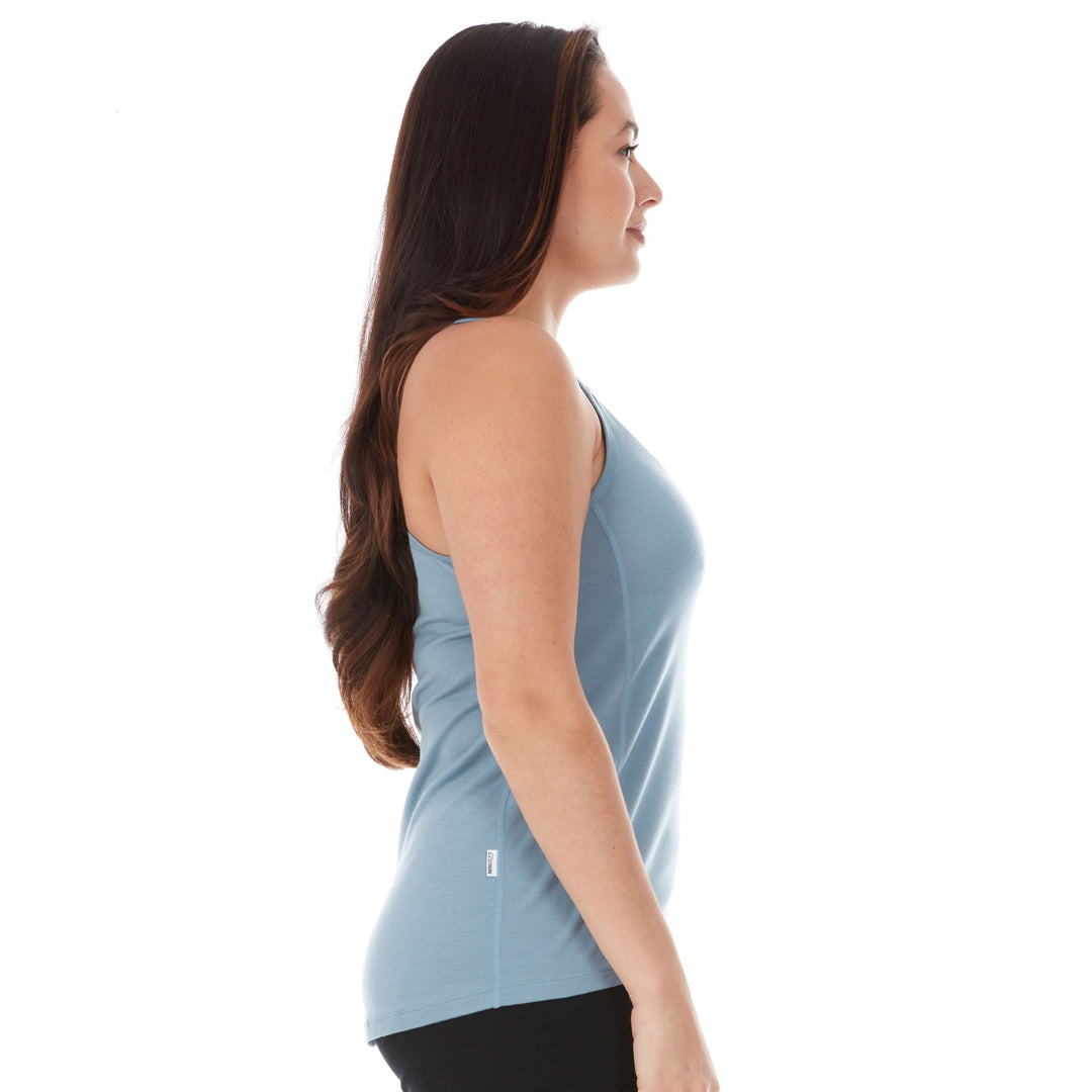 Womens microweight tank top super light merino wool for summer 