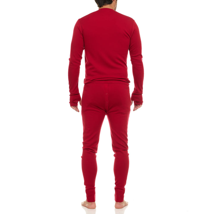 Minus33 Merino Wool Clothing Midweight Wool Union Suit. Back view.