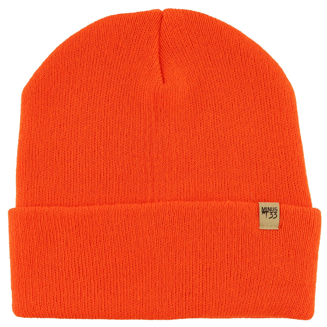 A midweight, double-layered, hundred percent, super soft merino wool beanie that keeps you warm, but won&