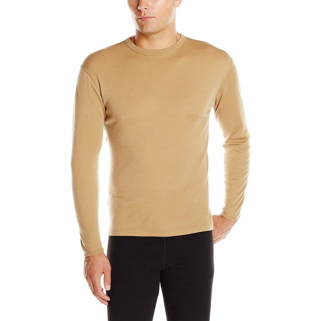 Minus33 Merino Wool Clothing Ticonderoga Men's Lightweight Wool Crew, front view