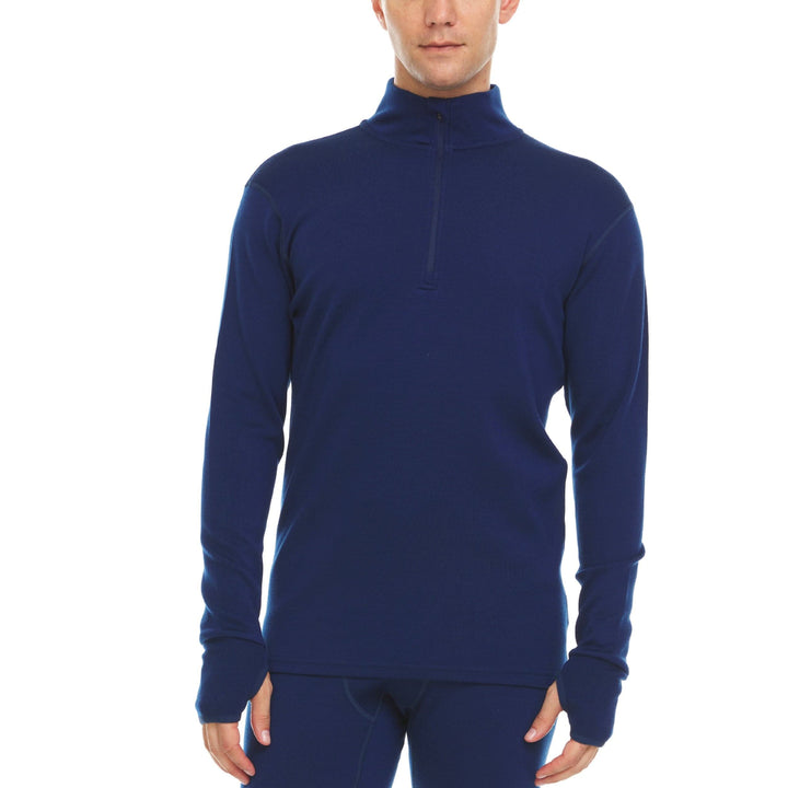 Minus33 Merino Wool Clothing Kobuk Expedition Wool 1/4 Zip. Alternate view.