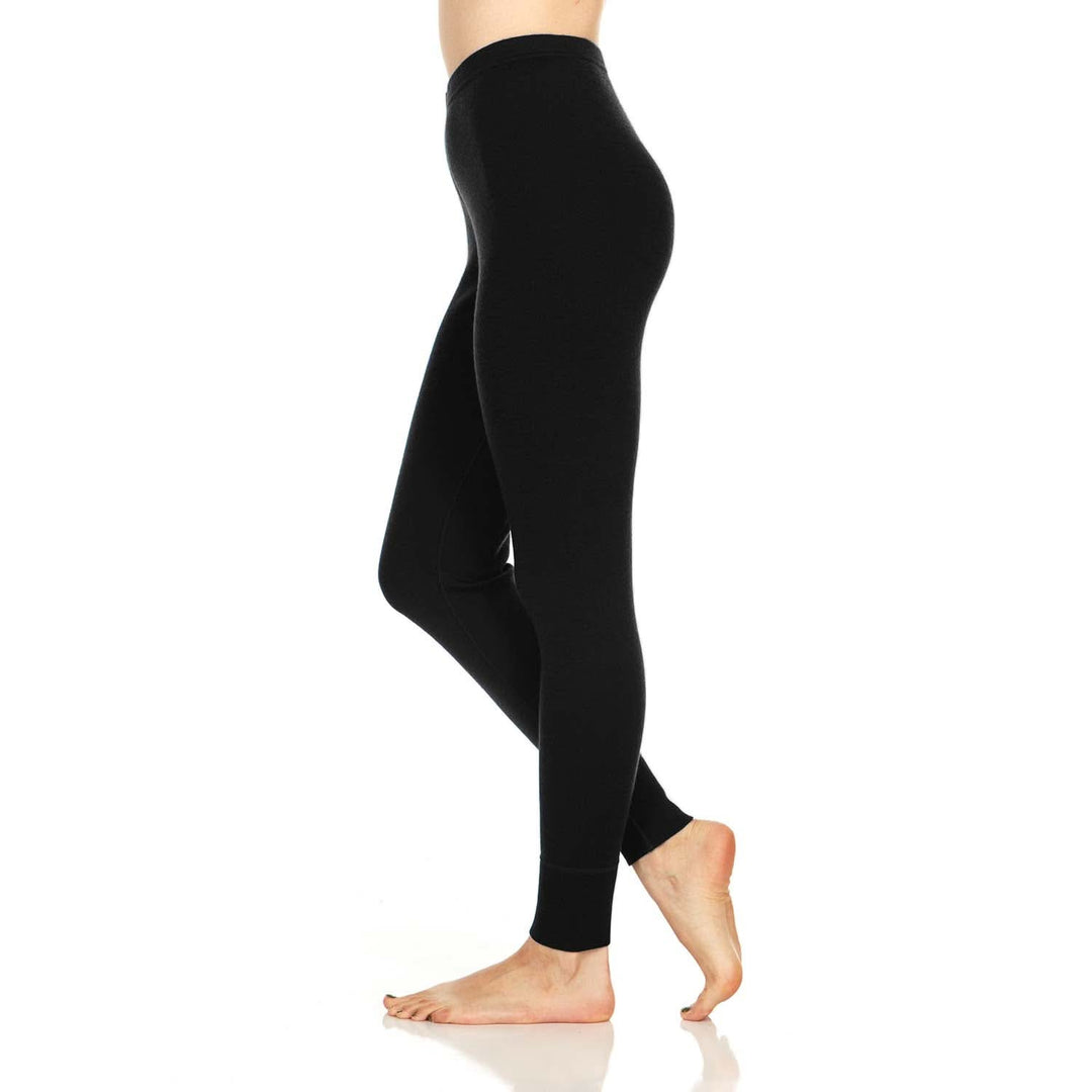 A pair of one hundred percent merino wool midweight women&