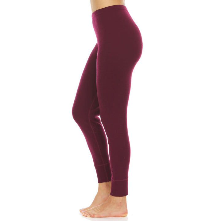 A pair of one hundred percent merino wool midweight women&