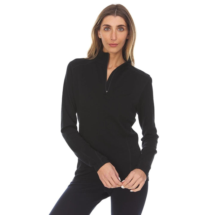 A woman models a comfortable women&