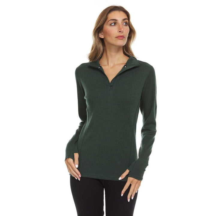 A woman models a comfortable women&