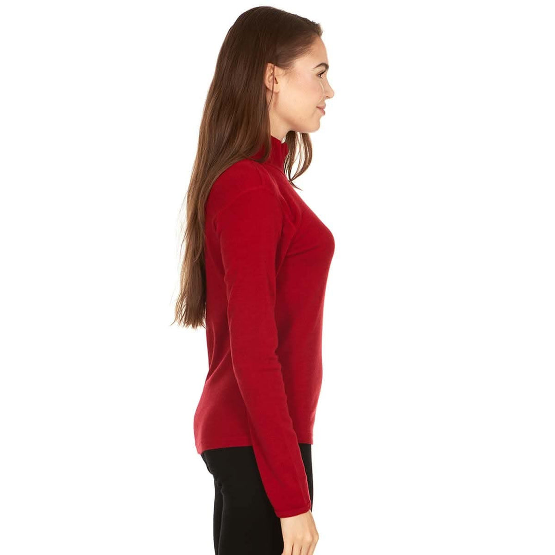 A woman models a comfortable women&
