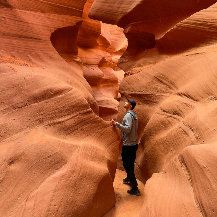 Lightweight Mens Sun Hoodie Grey Charcoal Antelope Canyon Minus33 New Hampshire Merino Wool 