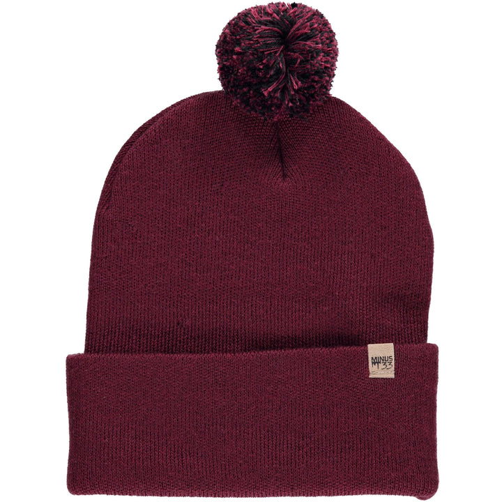 Midweight - Everyday Knit Cuff Pom Beanie 100% Merino Wool. warm beanie for winter. 