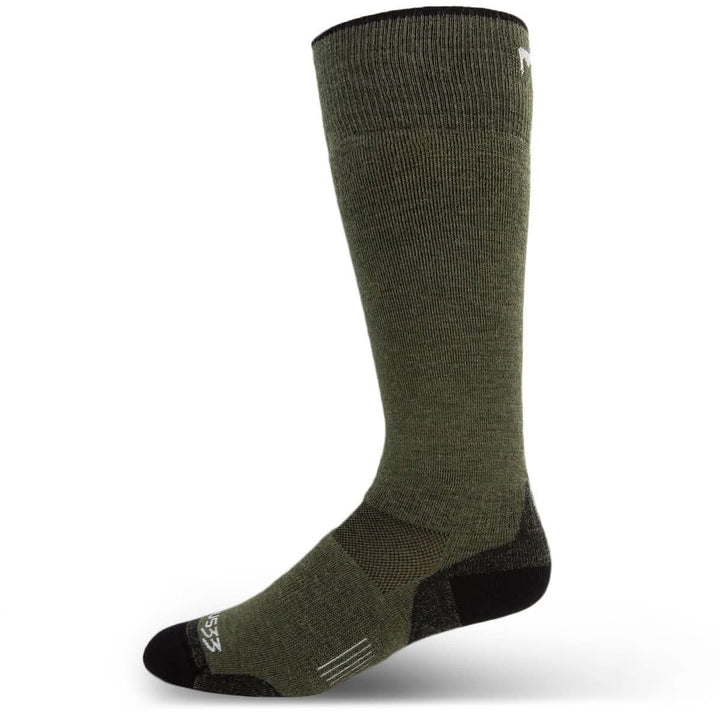 Lightweight over the calf merino wool socks. Made in USA. All season 