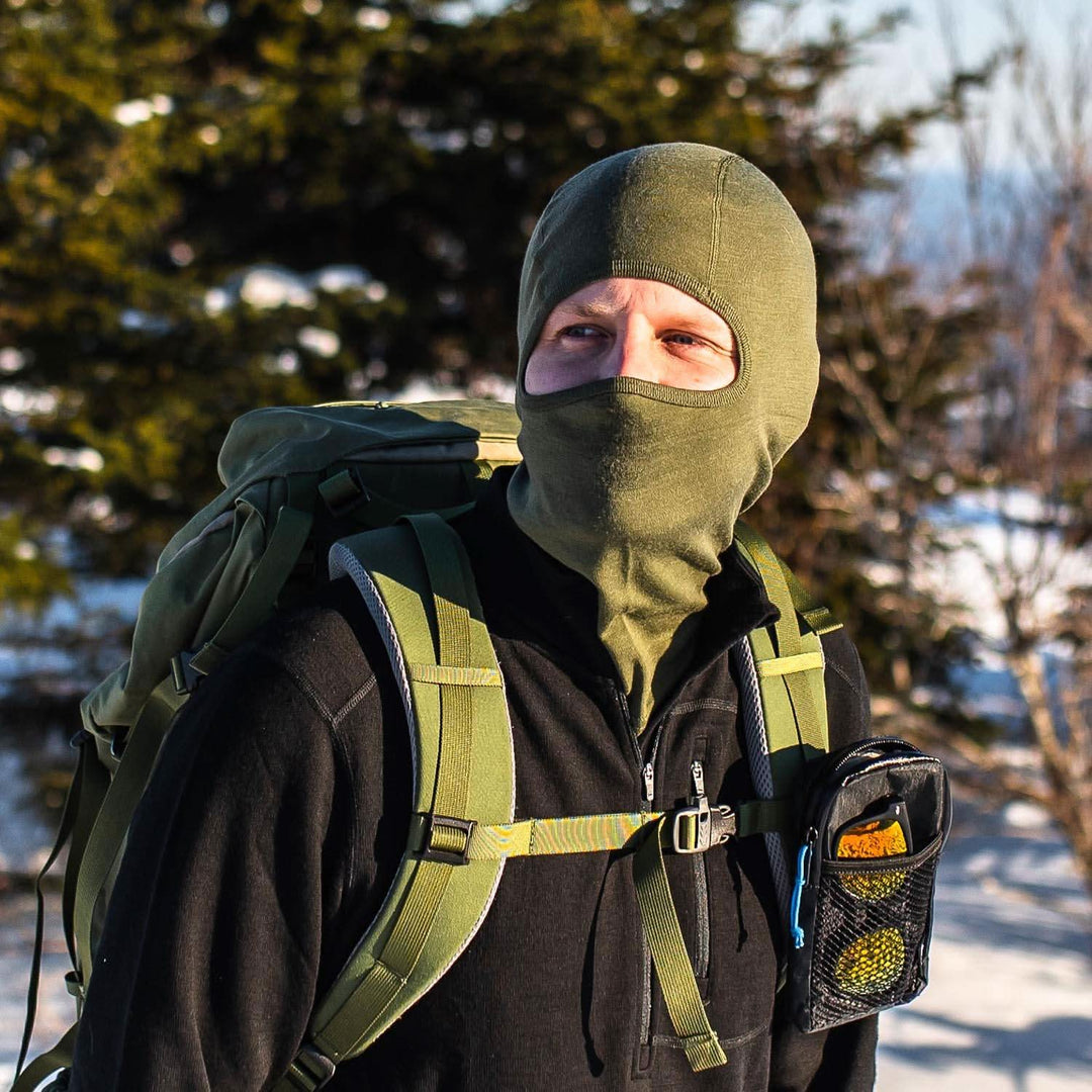 100% Merino Wool Balaclava - Midweight  