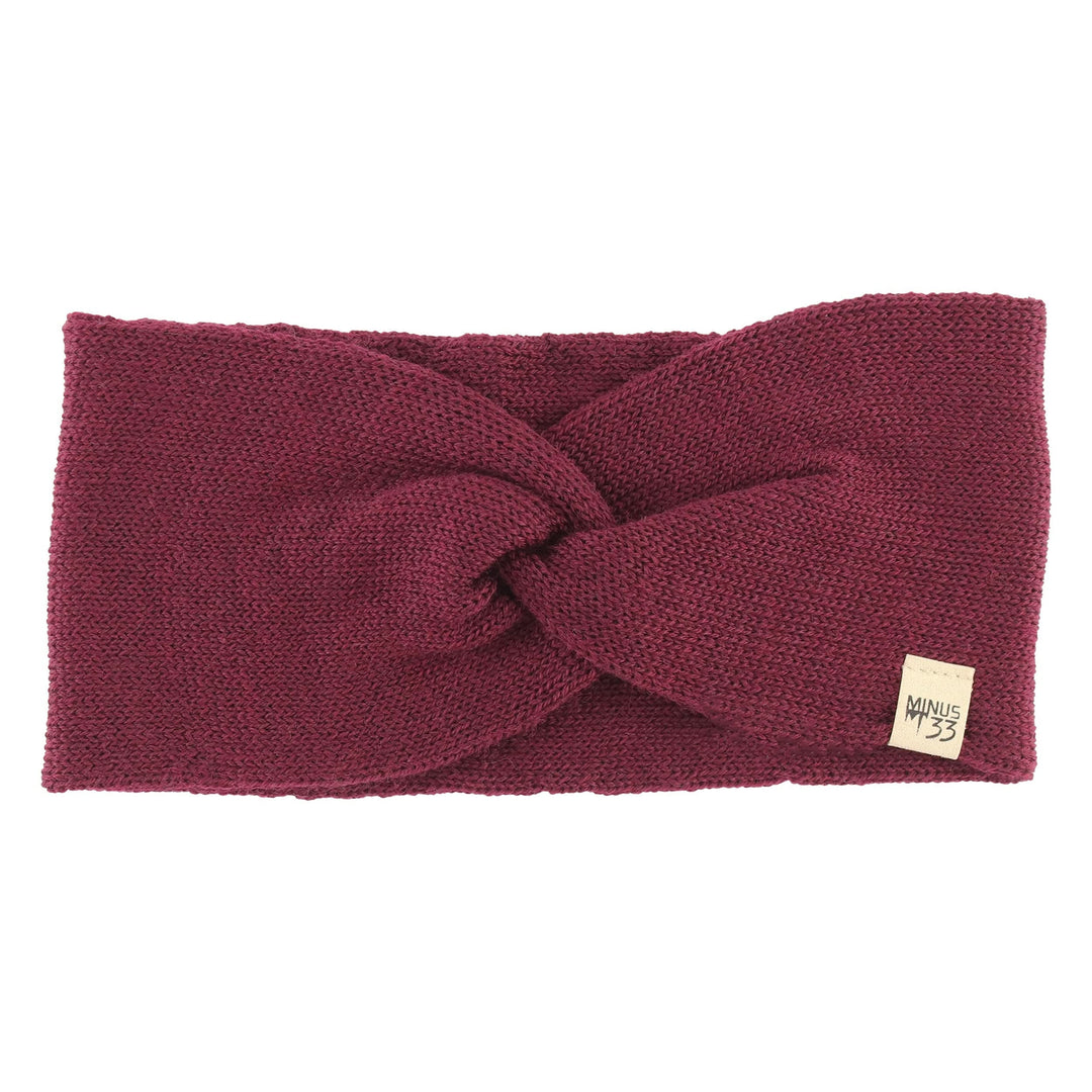 Midweight - Everyday Knit Twist Headband 100% Merino Wool 