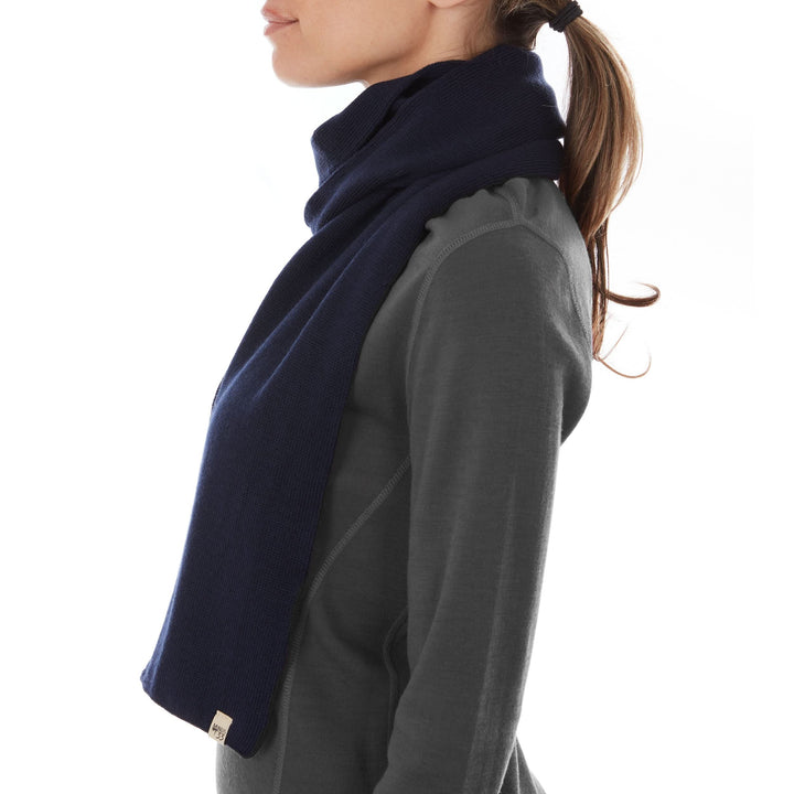 Midweight merino wool scarf Everyday warm Knit Scarf 100% Merino Wool. View 2. 