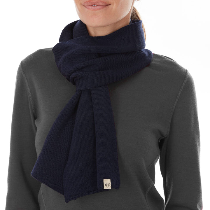 Midweight merino wool scarf Everyday warm Knit Scarf 100% Merino Wool. View 3. 