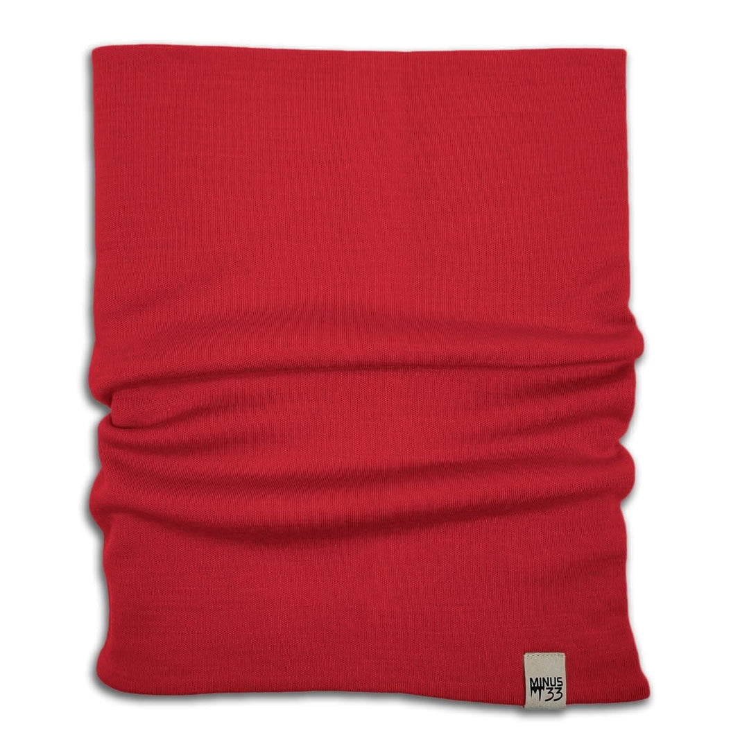 100% Merino Wool Neck Gaiter - Midweight. A perfect neck gaiter should be extremely soft, warm, and comfortable. Well, that's just what you'll get with this Midweight piece. Wear it on your next fall hike or winter ski trip and keep your neck and face warm. Chapped lips and face are a thing of the past with this in your arsenal. #color_true-red