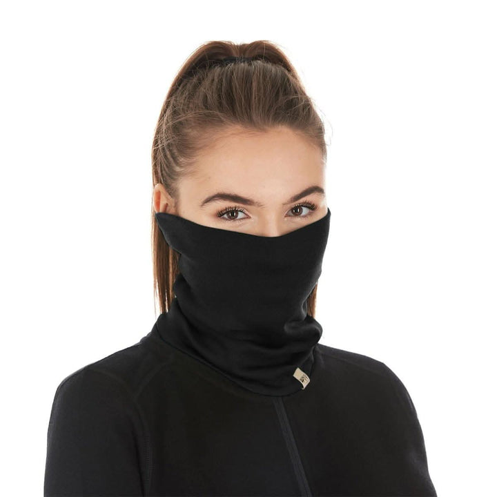 100% Merino Wool Neck Gaiter - Midweight, front three-quarter view 