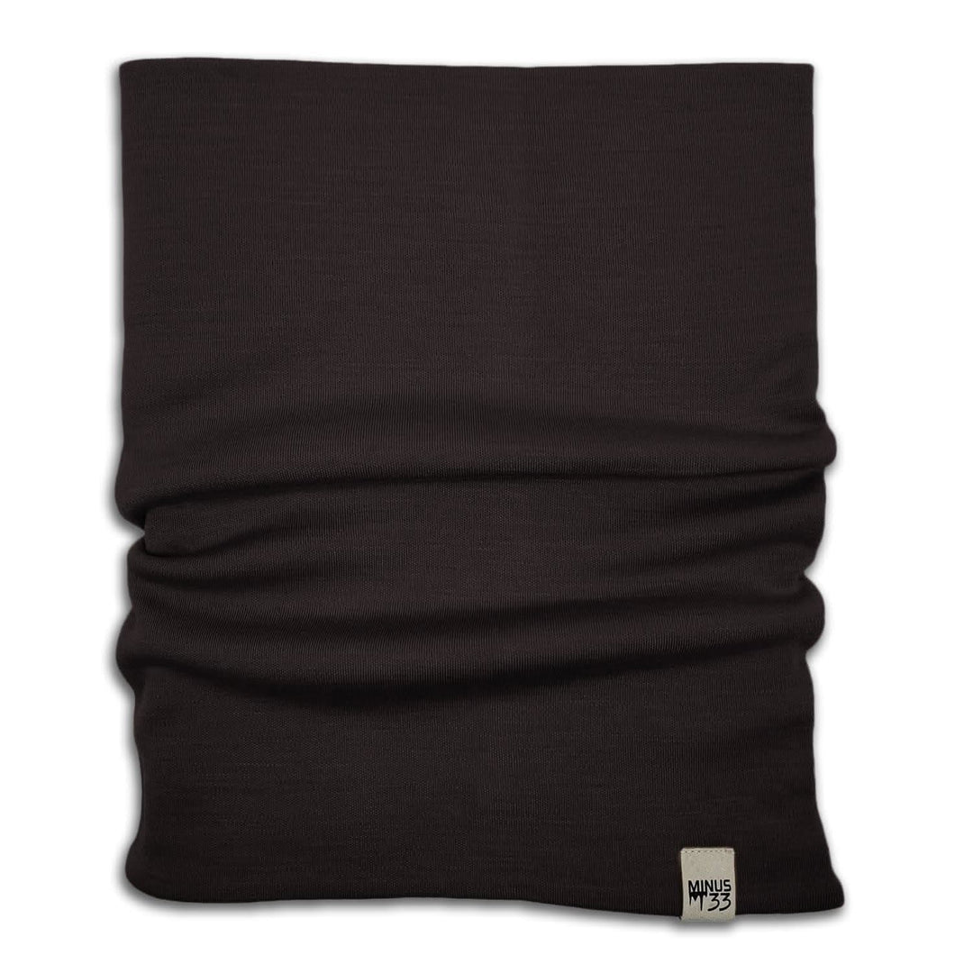 Minus33 Merino Wool Clothing Midweight Wool Neck Gaiter, front three-quarter view 