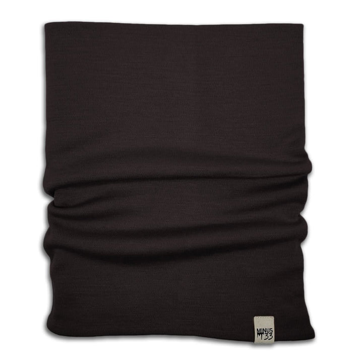 Minus33 Merino Wool Clothing Midweight Wool Neck Gaiter, front three-quarter view 