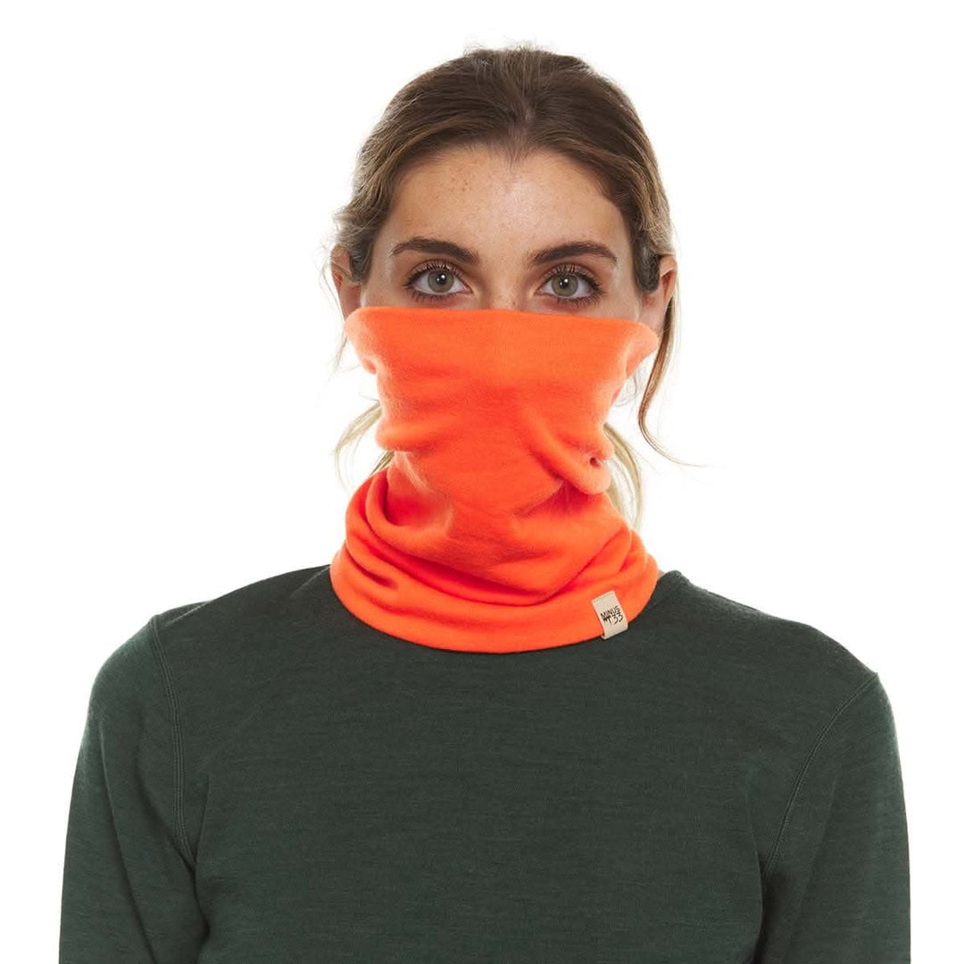 100% Merino Wool Neck Gaiter - Midweight, right-facing side view 