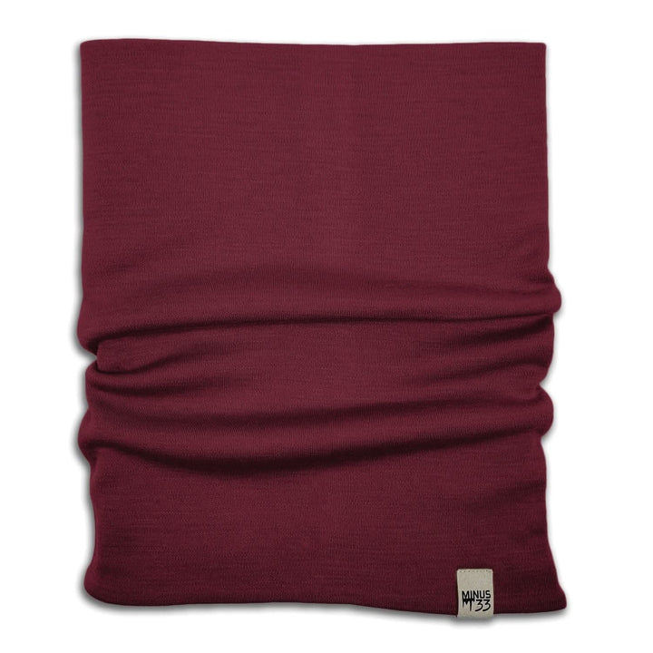 100% Merino Wool Neck Gaiter - Midweight, front view 