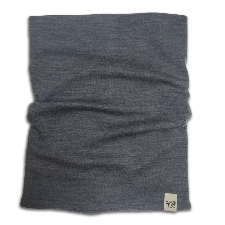 100% Merino Wool Neck Gaiter - Midweight, front three-quarter view 