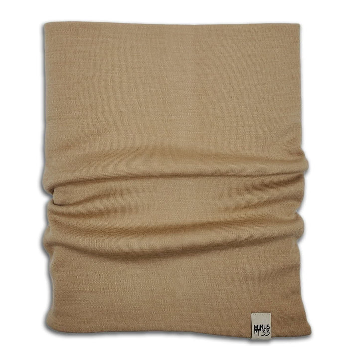 100% Merino Wool Neck Gaiter - Midweight, front three-quarter view 