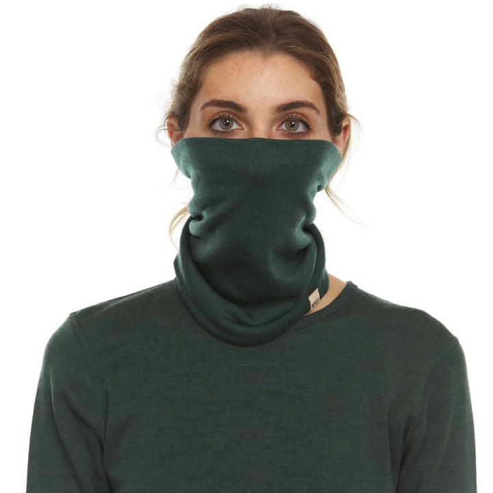 100% Merino Wool Neck Gaiter - Midweight, back view 