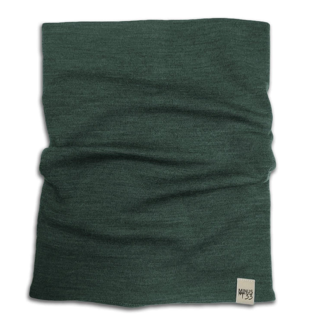 100% Merino Wool Neck Gaiter - Midweight, front three-quarter view 