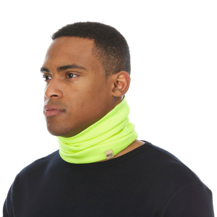 100% Merino Wool Neck Gaiter - Midweight, close-up of a product detail 