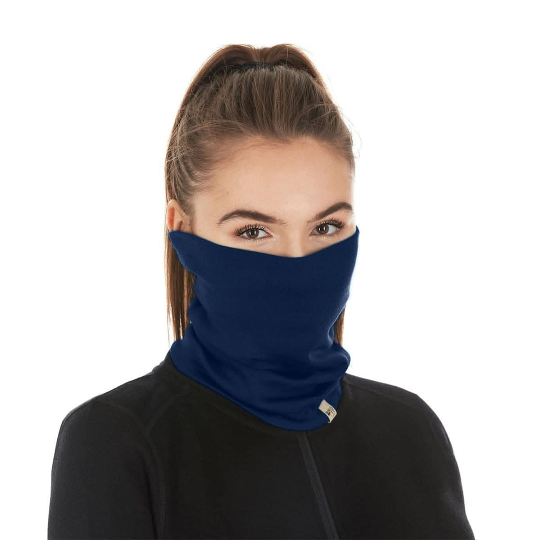 100% Merino Wool Neck Gaiter - Midweight, front three-quarter view 