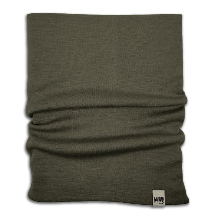 100% Merino Wool Neck Gaiter - Midweight, front three-quarter view 