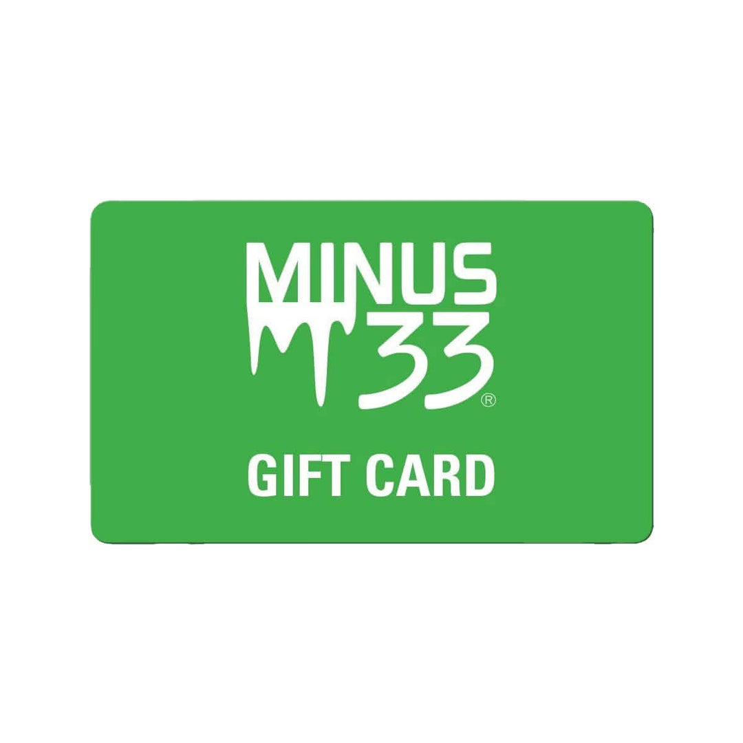 Green gift card with &
