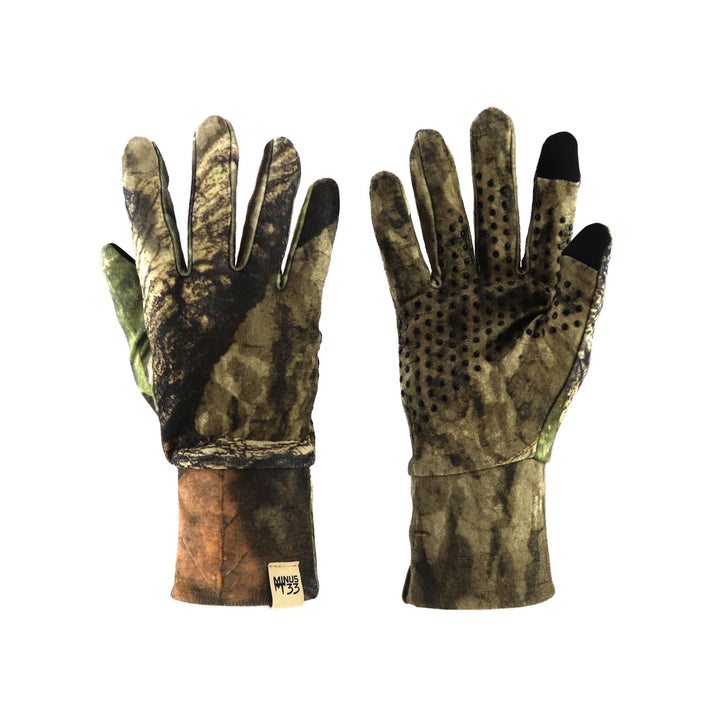 100% merino wool Mossy Oak Camo pattern touchscreen gloves 