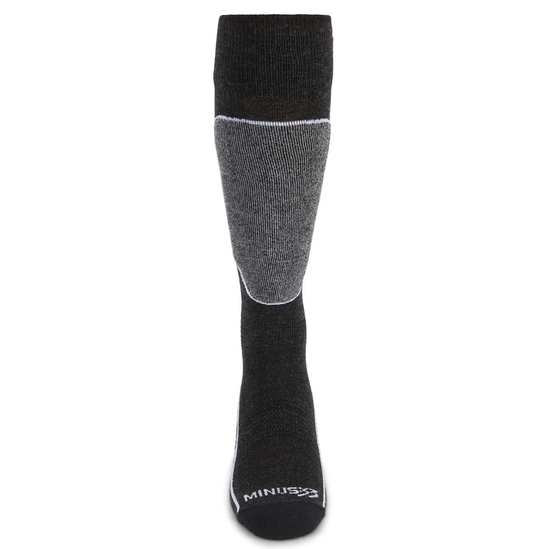 MountainHeritage Elite Liner Over The Calf Wool Ski Socks - Micro Weight best liner ski sock. Alternate view. 