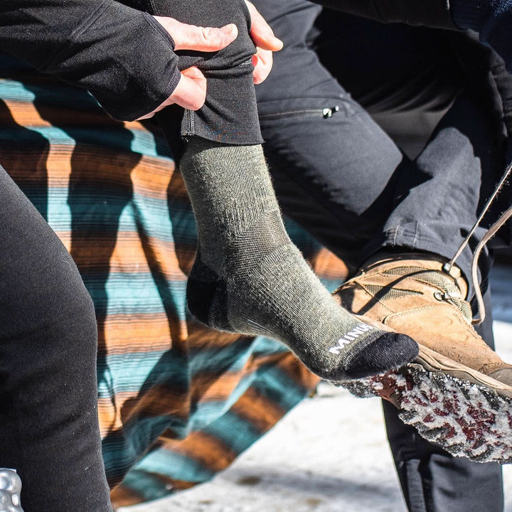NH USA Made Merino Wool crew socks. Best all season  lightweight merino wool crew socks  