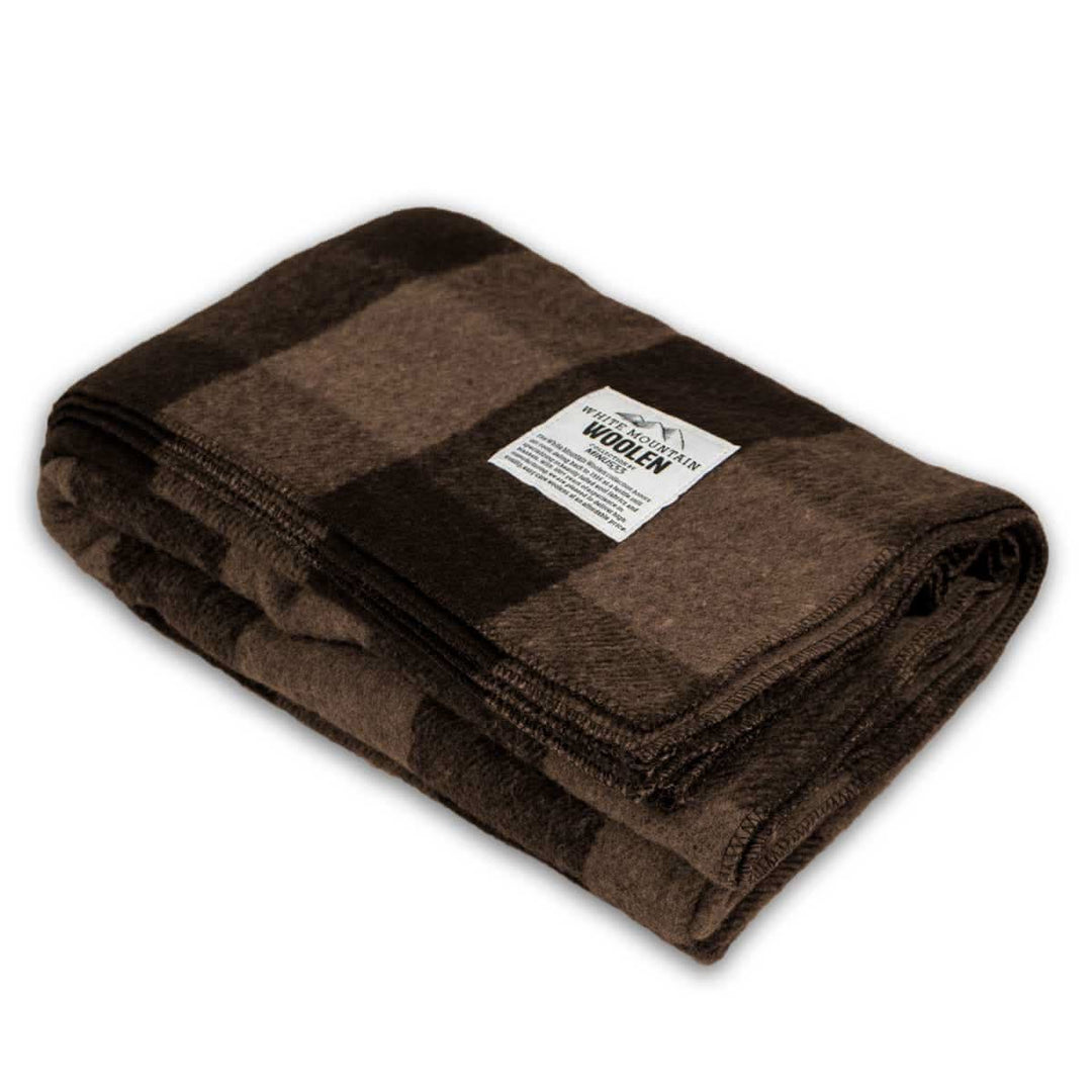 Minus33 Merino Wool Clothing White Mountain Woolen Camp Blanket. Close-up 10. 