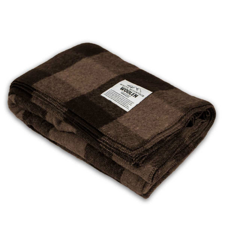 Minus33 Merino Wool Clothing White Mountain Woolen Camp Blanket. Close-up 10. 