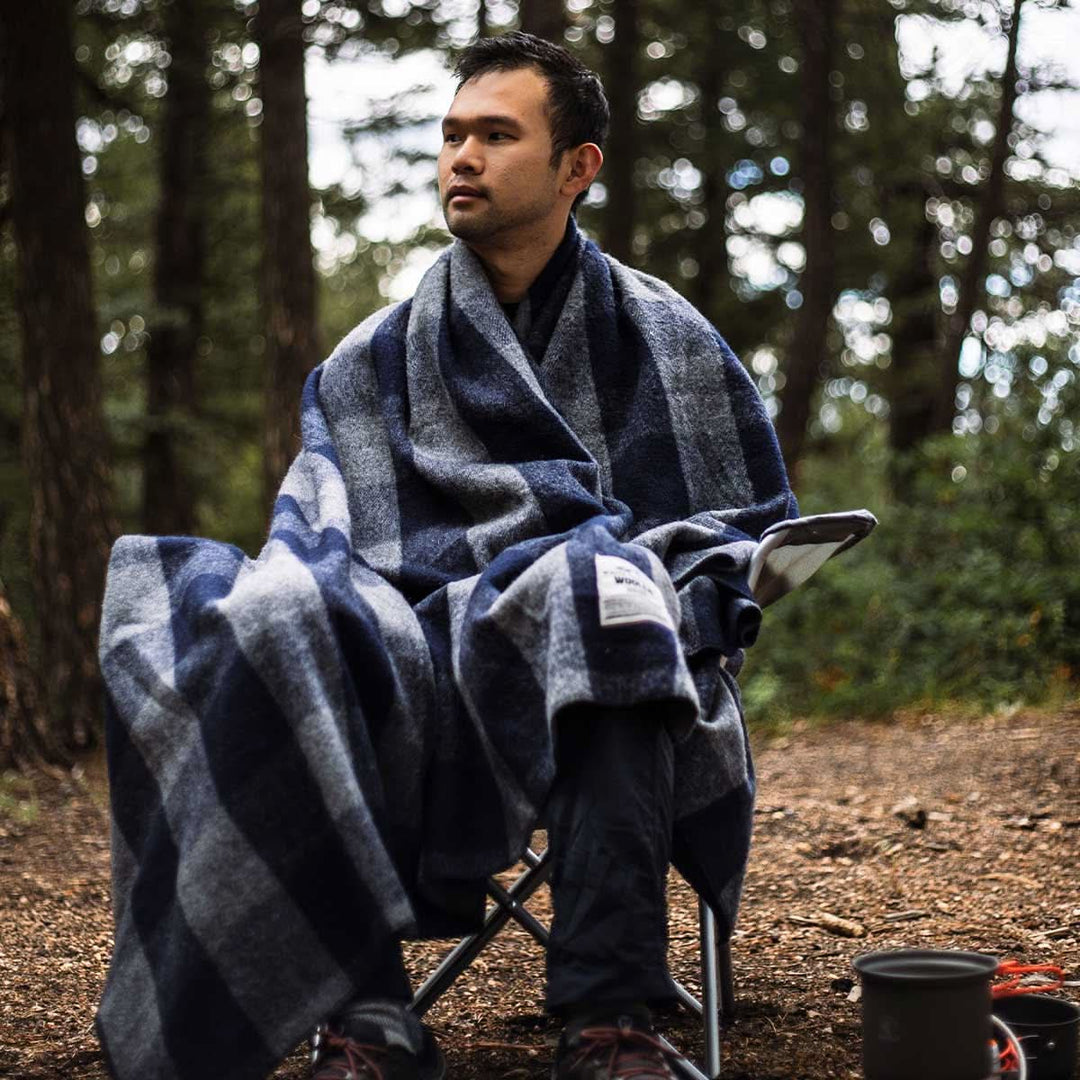 White Mountain Woolen Camp Throw Blanket - M33. Alternate view. 