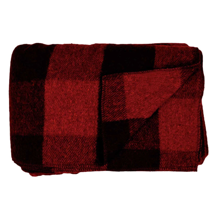 Minus33 Merino Wool Clothing White Mountain Woolen Camp Blanket. Close-up 5. 