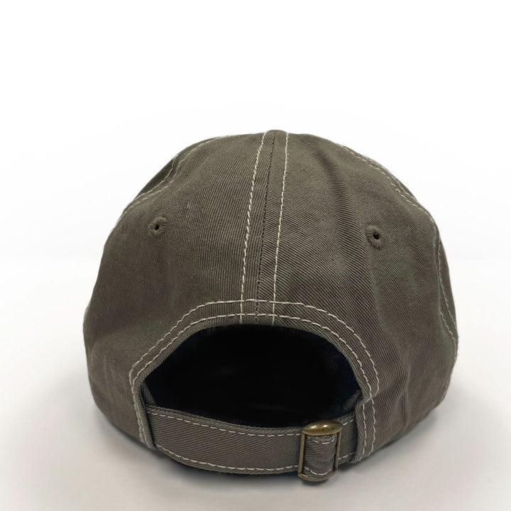 M33 - Logo Hats - Minus33 Merino Wool Clothing, back view of the cotton baseball cap 