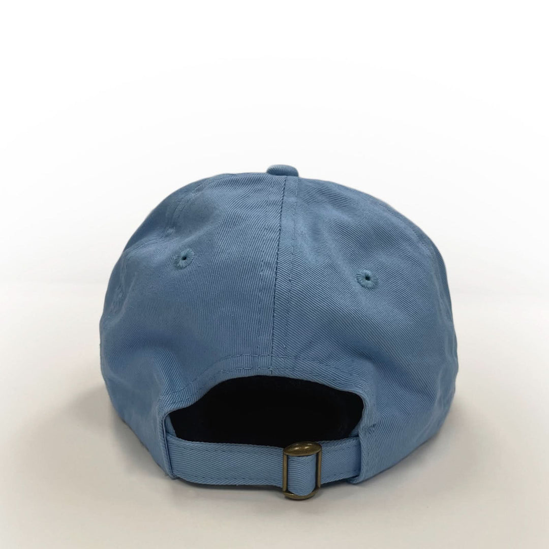 M33 - Logo Hats - Minus33 Merino Wool Clothing, right-facing side view of the cotton baseball cap 