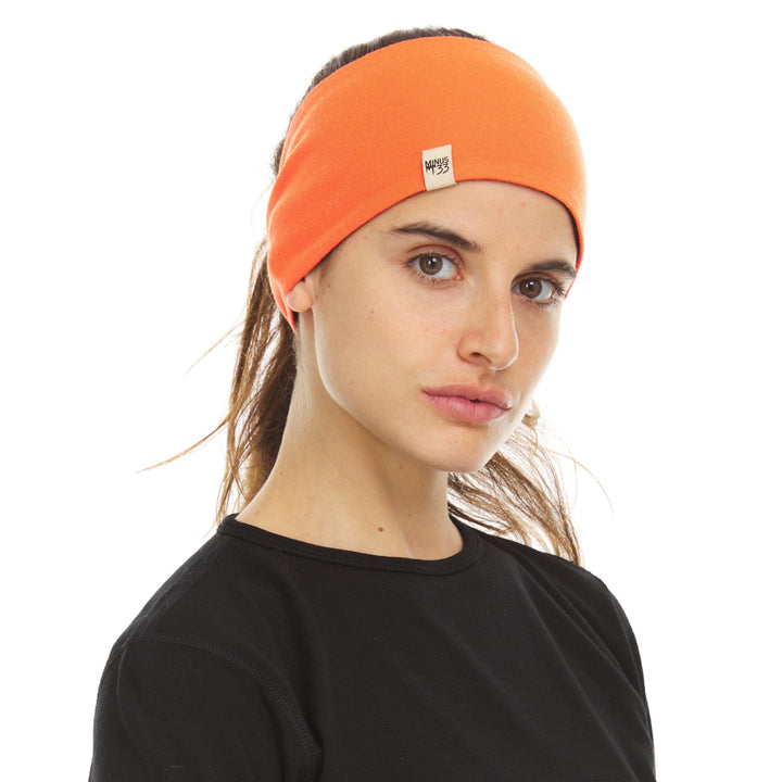 Minus33 Merino Wool Clothing Midweight Wool Reversible Headband 