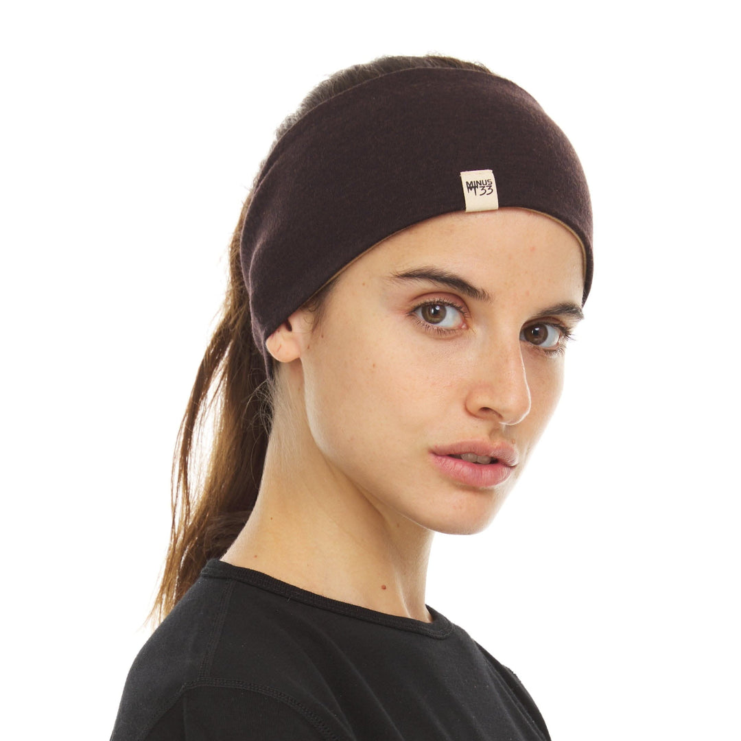 Minus33 Merino Wool Clothing Midweight Wool Reversible Headband