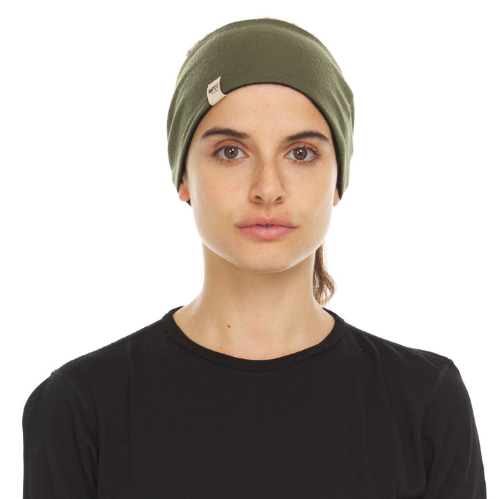 Minus33 Merino Wool Clothing Midweight Wool Reversible Headband