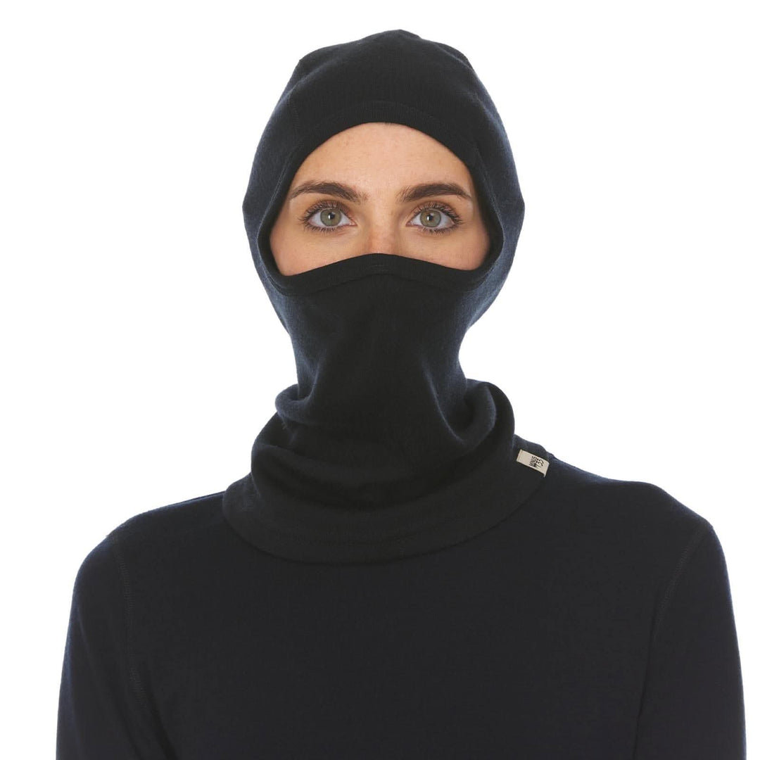 black unisex expedition weight balaclava 