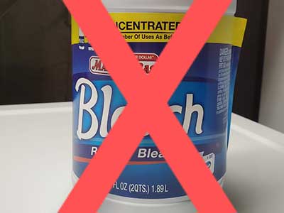 bleach image crossed out