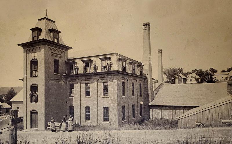 Scribner Building History of Ashland New Hampshire Squam Lake Holderness Woolen Mill Family Business Local operating Minus33 Merino Wool Socks Oldest 