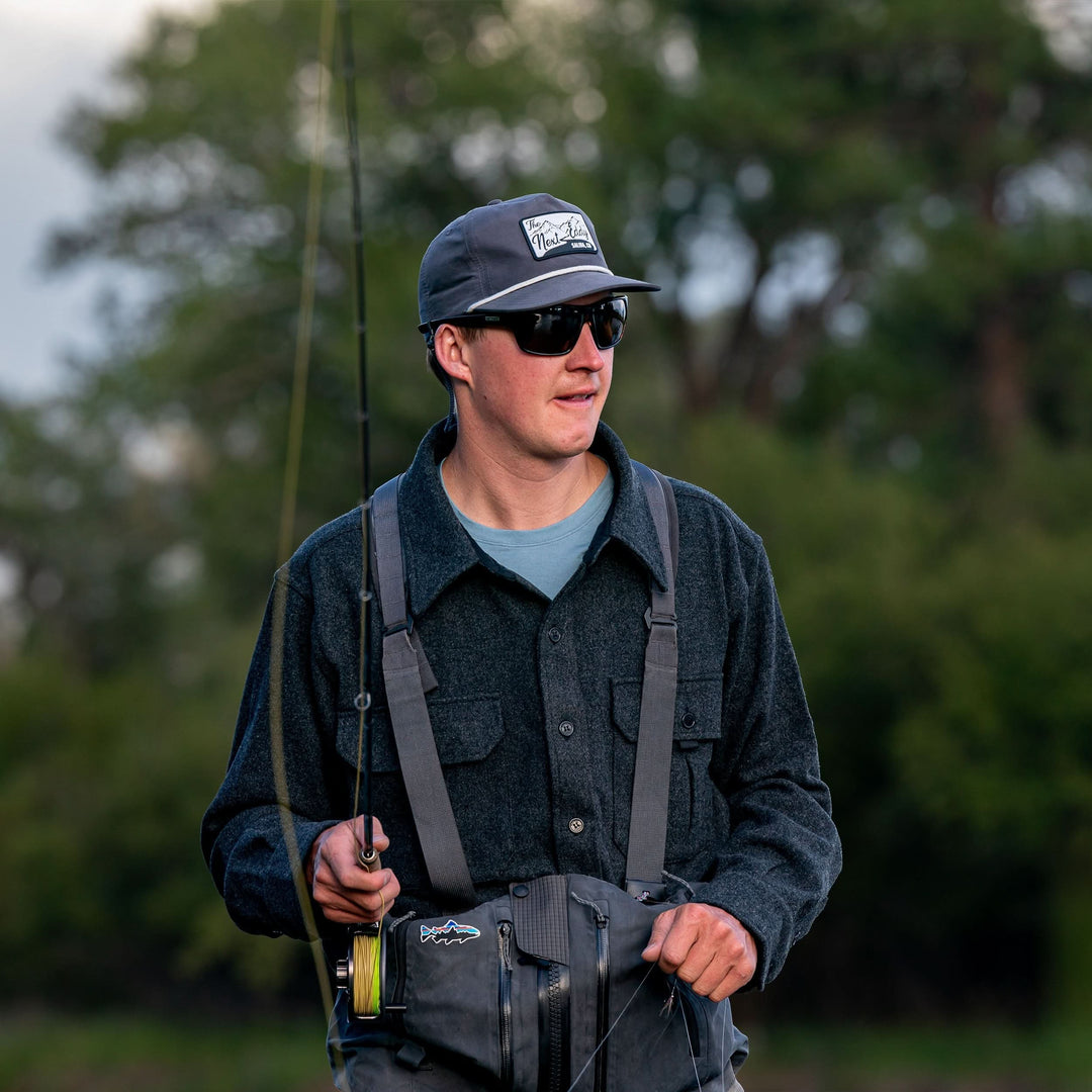 fisherman wearing heavyweight wool guide shirt jacket jac 